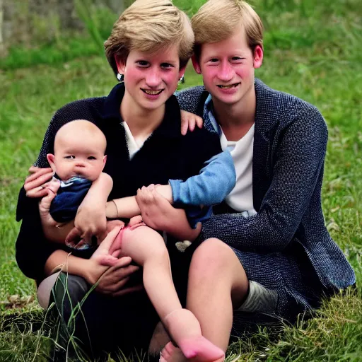 Prompt: offspring of ctuhulhu and princess diana