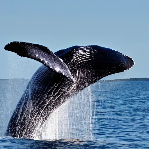 Prompt: a photo of a whale eating a rock, fast shutter speed, high speed, action photo, 1 / 1 0 0 0 sec shutter