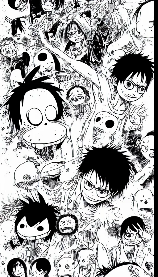 Image similar to The end of an organism, by Eiichiro Oda