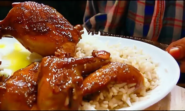 Image similar to White Boy Orders Chicken Adobo in PERFECT Filipino, Youtube thumbnail