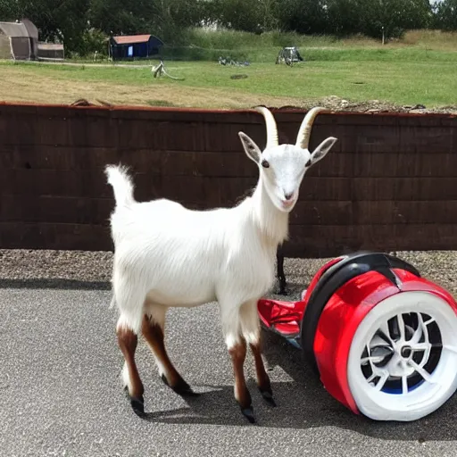 Image similar to a goat cart go kart