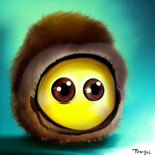 Image similar to cute small pastele fluffy spider with huge eyes inside the bottle, digital illustration, cartoon creature, smiling, vivid color, soft light, nice, cute, beautiful, masterpiece, tranding on artstation, very detailed