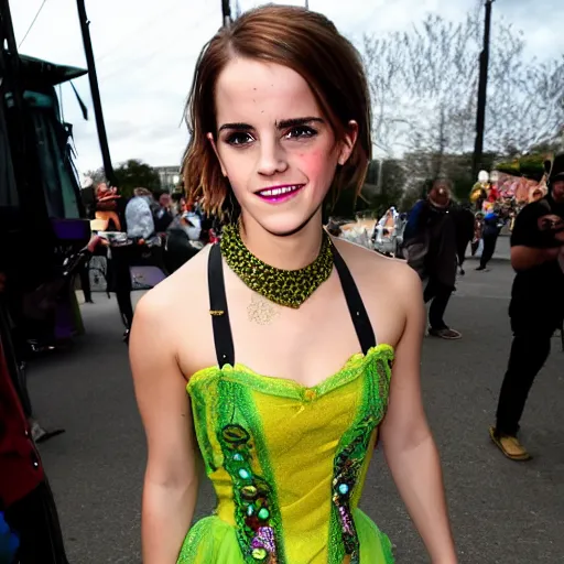 Image similar to emma watson at mardi gras