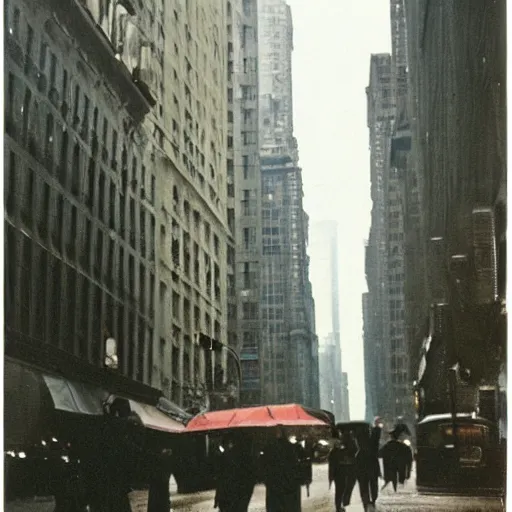 Prompt: a photo in a street of new york, by saul leiter, photography, detailed, beautiful, real, extremely precise, elegant