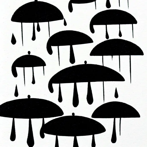 Image similar to zen rain ink