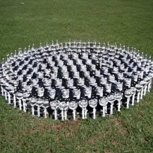 Prompt: the number 26 TWENTY-SIX made of forks and bees