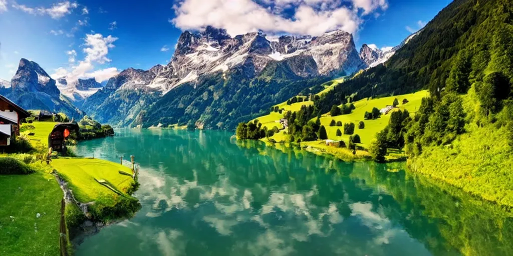Image similar to Beautiful Switzerland landscape