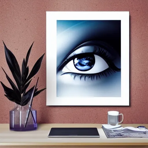 Image similar to dream diffusion logo modern eye catching trending