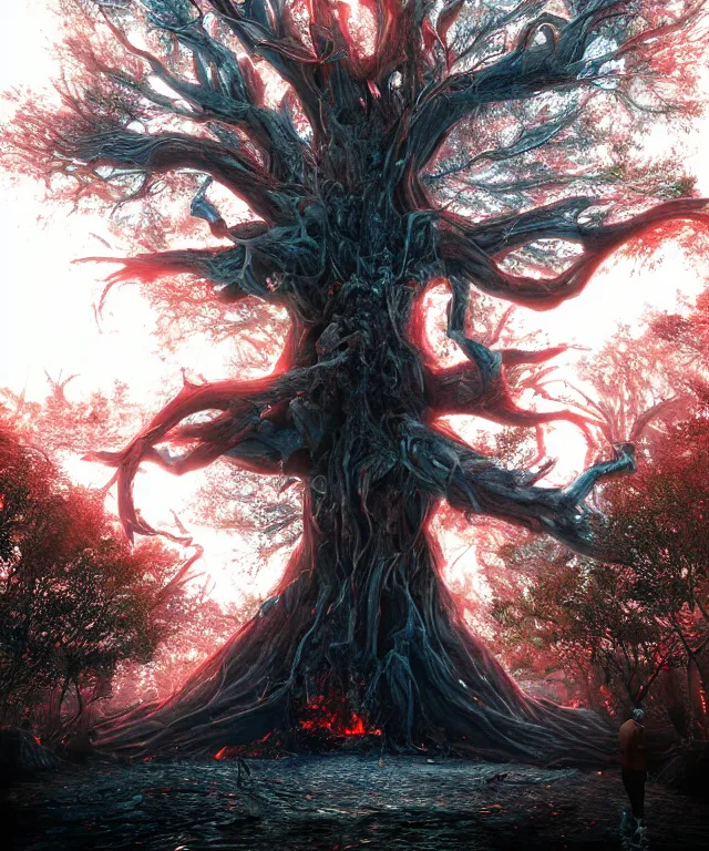 Photorealistic wise mystical tree : r/weirddalle