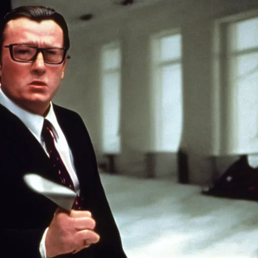 Image similar to Jean Marie Le Pen in American Psycho (1999)