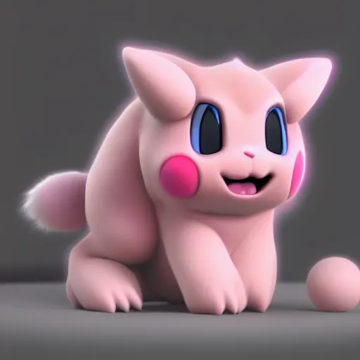 Prompt: photography of a realistic jigglypuff animal, ultra detailed, 8 k, cinematic lighting, natural background, trending on artstation, pokemon