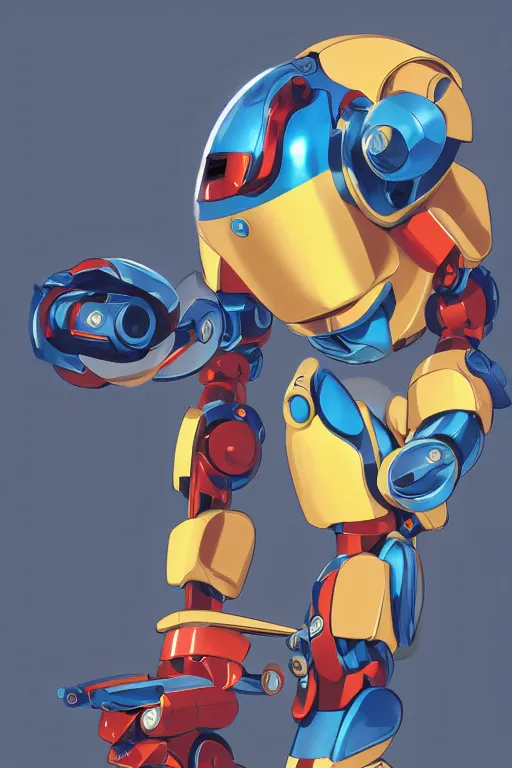 Image similar to metabots medabots medarotto medarot robot minimalist comics helmet mask neon cybereye, behance hd by jesper ejsing, by rhads, makoto shinkai and lois van baarle, ilya kuvshinov, rossdraws global illumination ray tracing hdr radiating a glowing aura