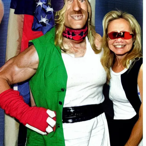 Image similar to Hillary Clinton as Hulk Hogan