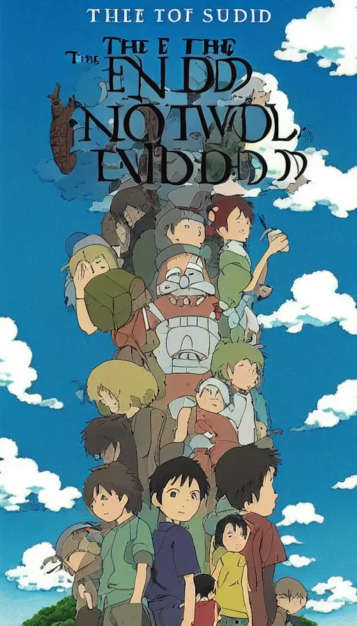 Image similar to the end of the world, by studio ghibli