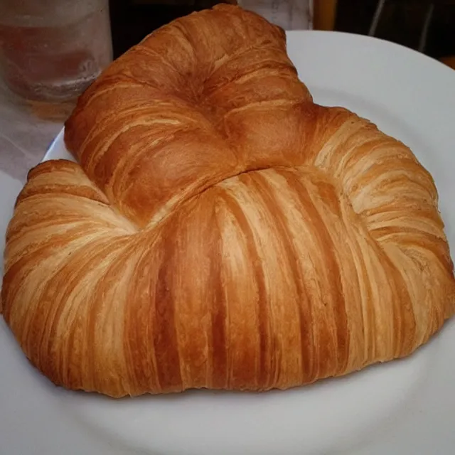 Image similar to croissant shaped like a fennec