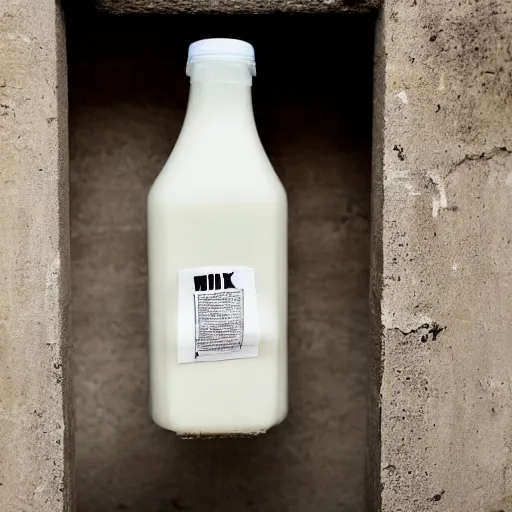 Image similar to bottle of milk inside a jail