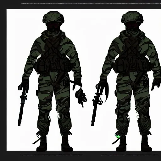 Image similar to sketches concept art standard tactial soldier lightweight nano googles headgear military modern future era variants digital outline