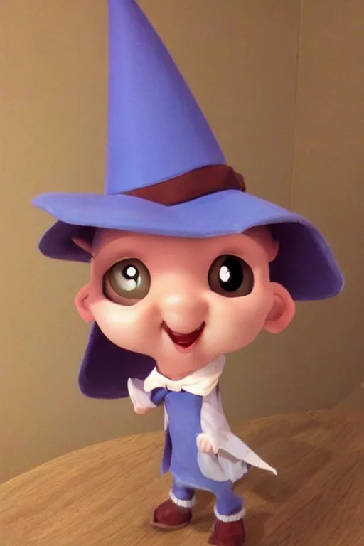 Prompt: a cute wizard pixar style