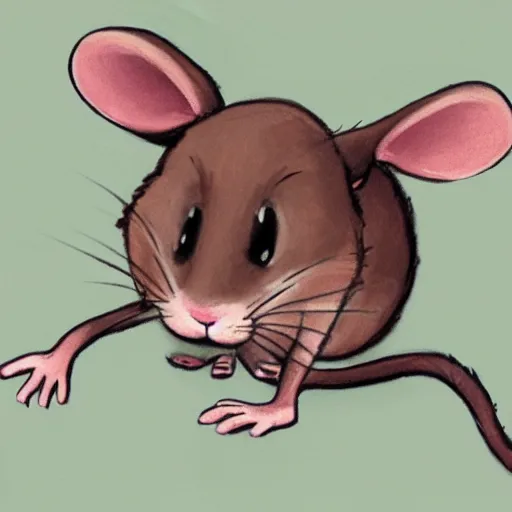 Image similar to cute rat pixar concept art