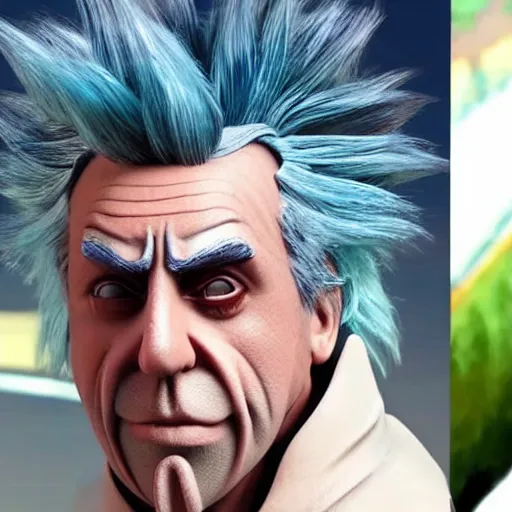 Image similar to Rick Sanchez as a real person 4k detailed super realistic