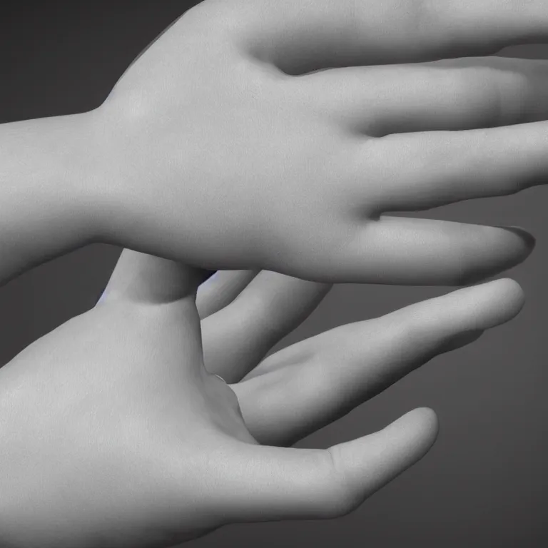 Prompt: Human's hand, photorealism, detailed, five fingers, photograph, award winner, 4k, render, unrealengine