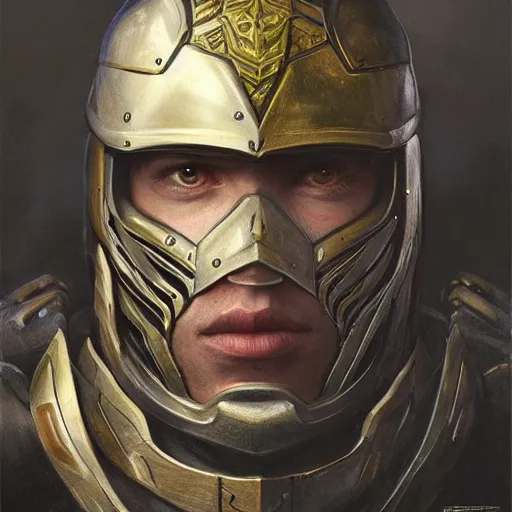 Image similar to duck as a realistic fantasy knight, closeup portrait art by donato giancola and greg rutkowski, realistic face, digital art, trending on artstation, symmetry!!