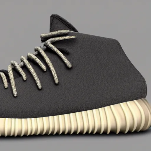 Prompt: adidas yeezy sneakers prototype product design industrial design