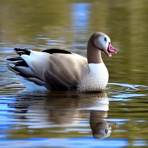 Prompt: laughing goose