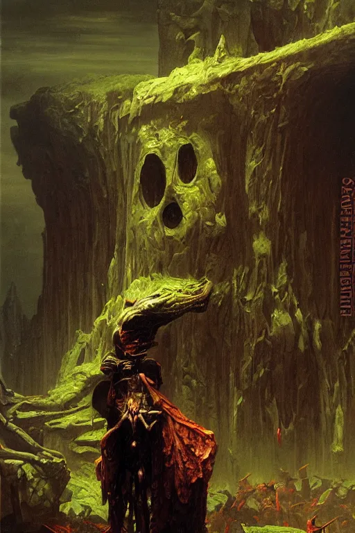 Prompt: a goblin, realistic oil painting by Thomas Cole and Wayne Barlowe