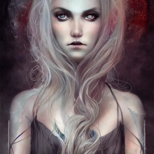 Image similar to a portrait in the style of anna dittmann and luis royo and charles dulac.