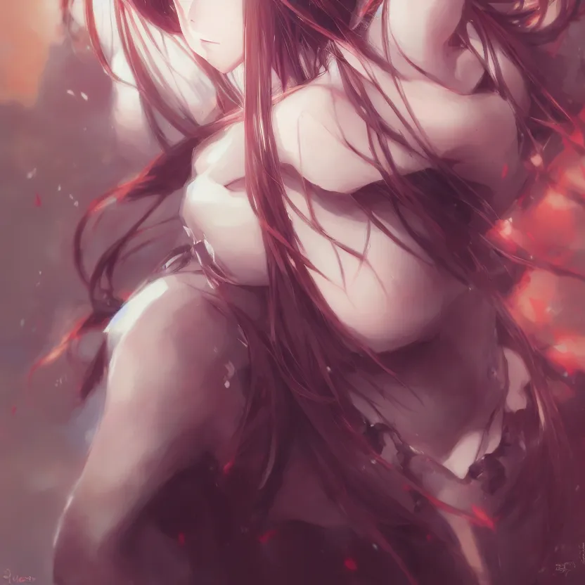 Prompt: anime portrait of an anime girl by stanley artgerm lau, wlop, rossdraws, james jean, andrei riabovitchev, marc simonetti, and sakimichan, trending on artstation