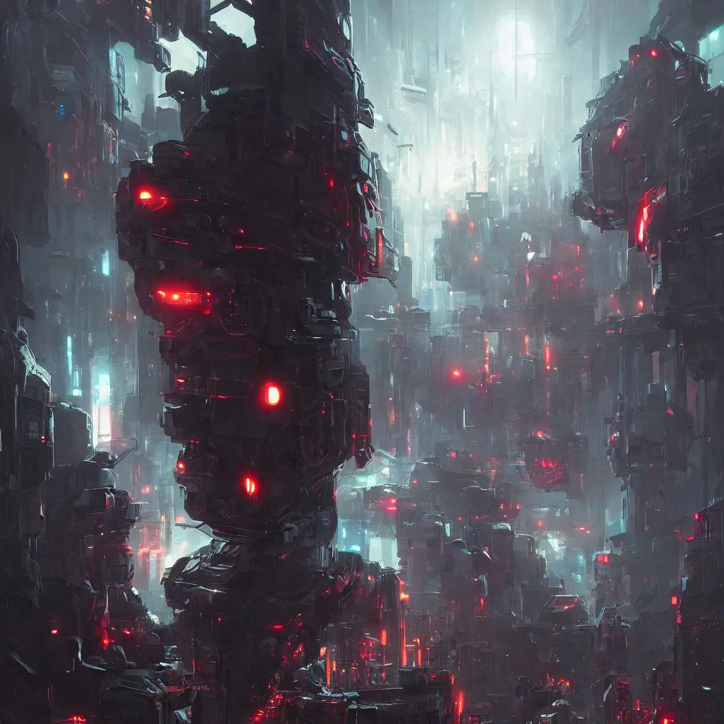 Image similar to cyber punk, by greg rutkowski,