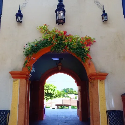 Image similar to the archway from that restaurant we liked