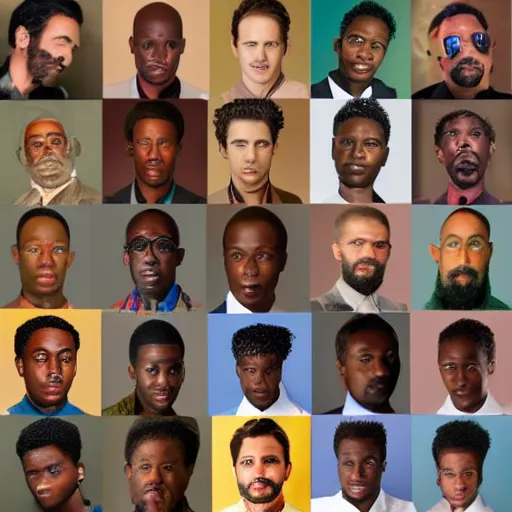 Image similar to group of man of different colors