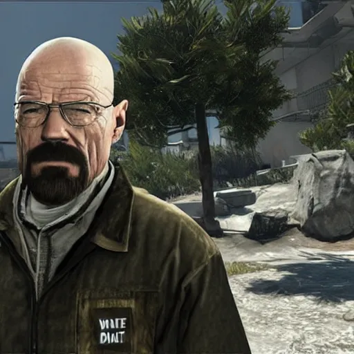 Image similar to Walter White in Call of Duty:Warzone