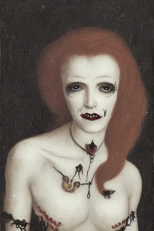 Image similar to a vampire posing for a portrait, gothic