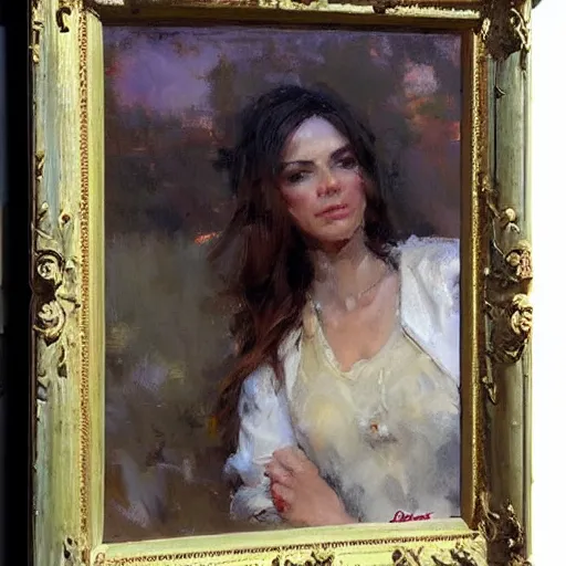 Image similar to a portrait of a character in a scenic environment by daniel f. gerhartz