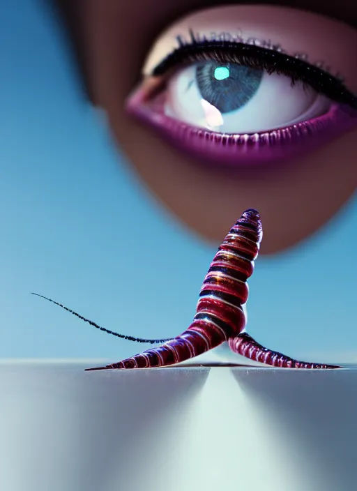 Prompt: very low angle photograph of fancy girl, 8k resolution, high detail, ULTRA REALISTIC VFX, reflections, worm-eye view