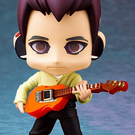 Image similar to steve vai as nendoroid, kodak film