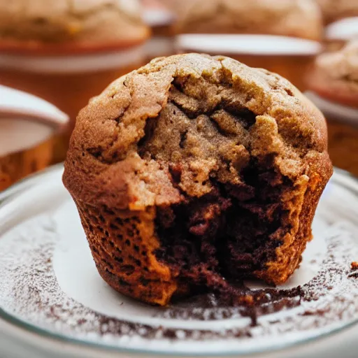 Image similar to sinkhole inside of gigantic muffin, 5 5 mm