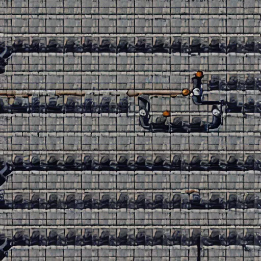 Prompt: infinite dark labyrinth of pipes