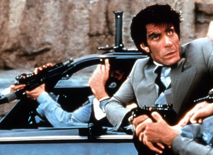 Image similar to scene from the 1 9 8 7 james bond film the living daylights