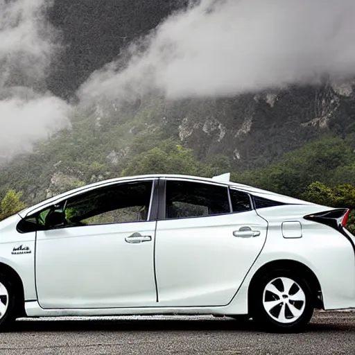 Prompt: A toyota prius but better, award-winning photograph, detailed,