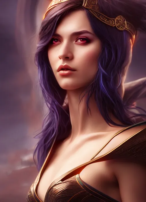 Prompt: photo of a gorgeous young sorceress in the style of stefan kostic, realistic, sharp focus, 8k high definition, insanely detailed, intricate, elegant, art by stanley lau and artgerm, sigma 85mm art