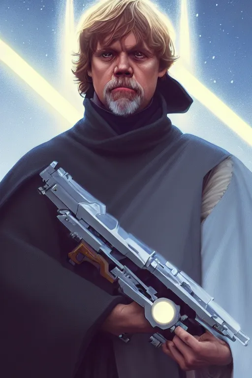 Prompt: a portrait of luke skywalker, fantasy, sharp focus, intricate, elegant, digital painting, artstation, matte, highly detailed, concept art, illustration, ambient lighting, art by ilya kuvshinov, artgerm, alphonse mucha, and greg rutkowski