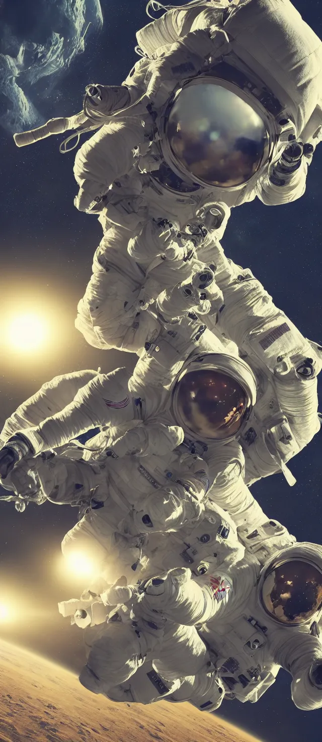 Image similar to astronaut riding a horse in space, perfect composition, very high detail, unreal engine octane render, 8k