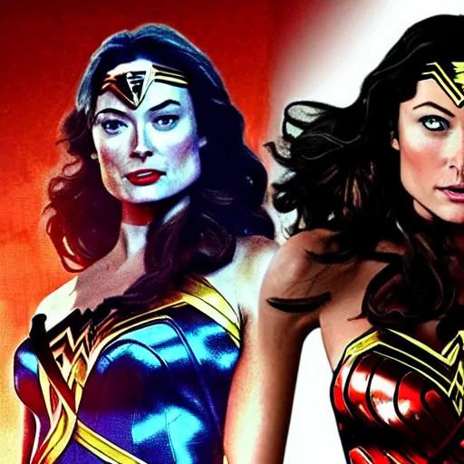 Image similar to Olivia Wilde as Wonder Woman