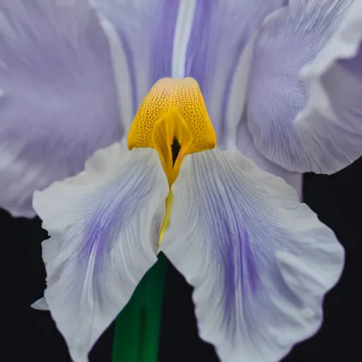 Image similar to macro photo of an iris