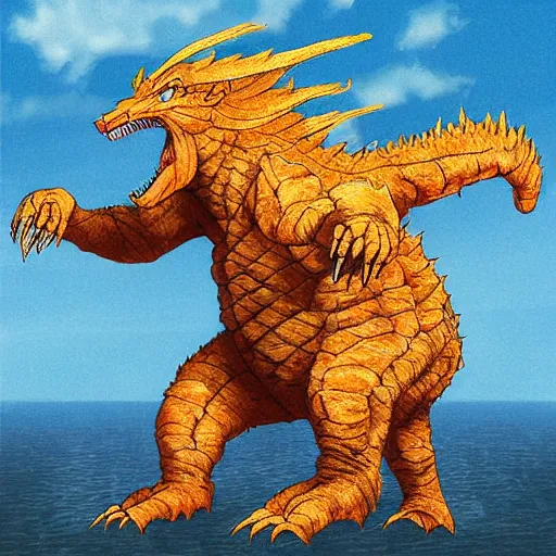 Image similar to “Donald trump as kaiju”