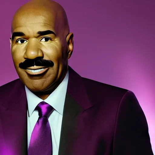 Image similar to Steve harvey under purple light